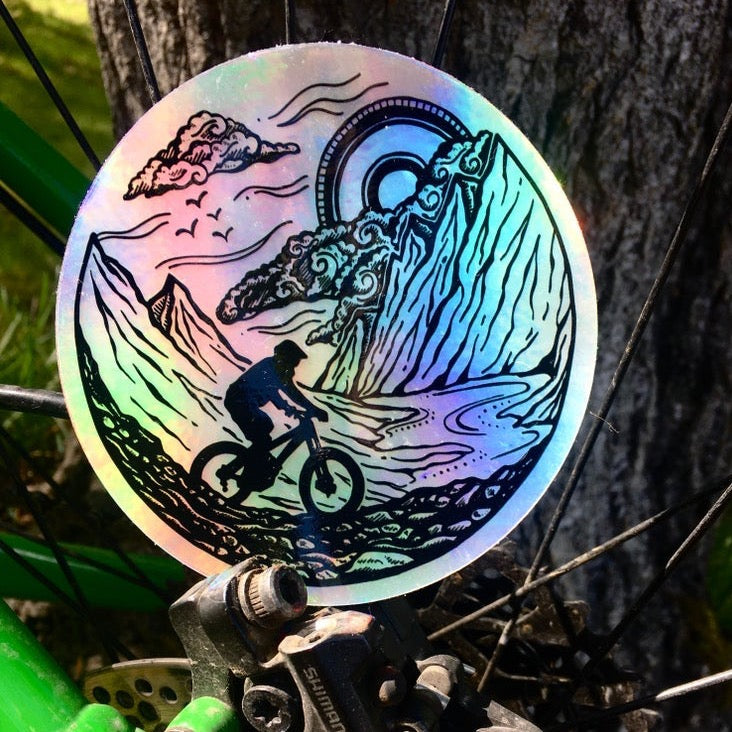 mountainbike decals Mountain Bike Love Sticker – Jessica Thornton Designs