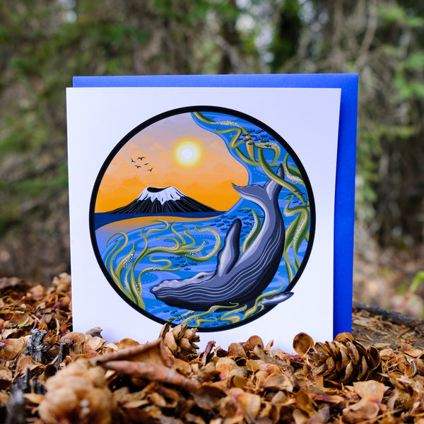 Whale Greeting Card