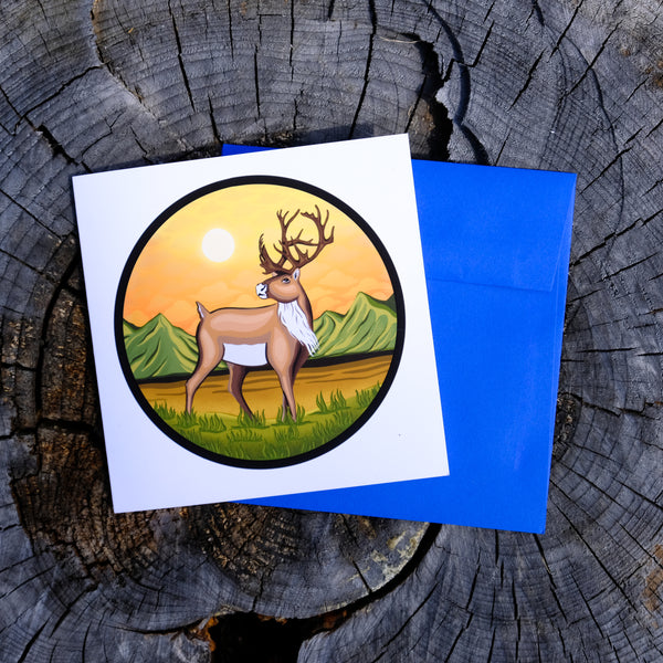 Caribou Greeting Card