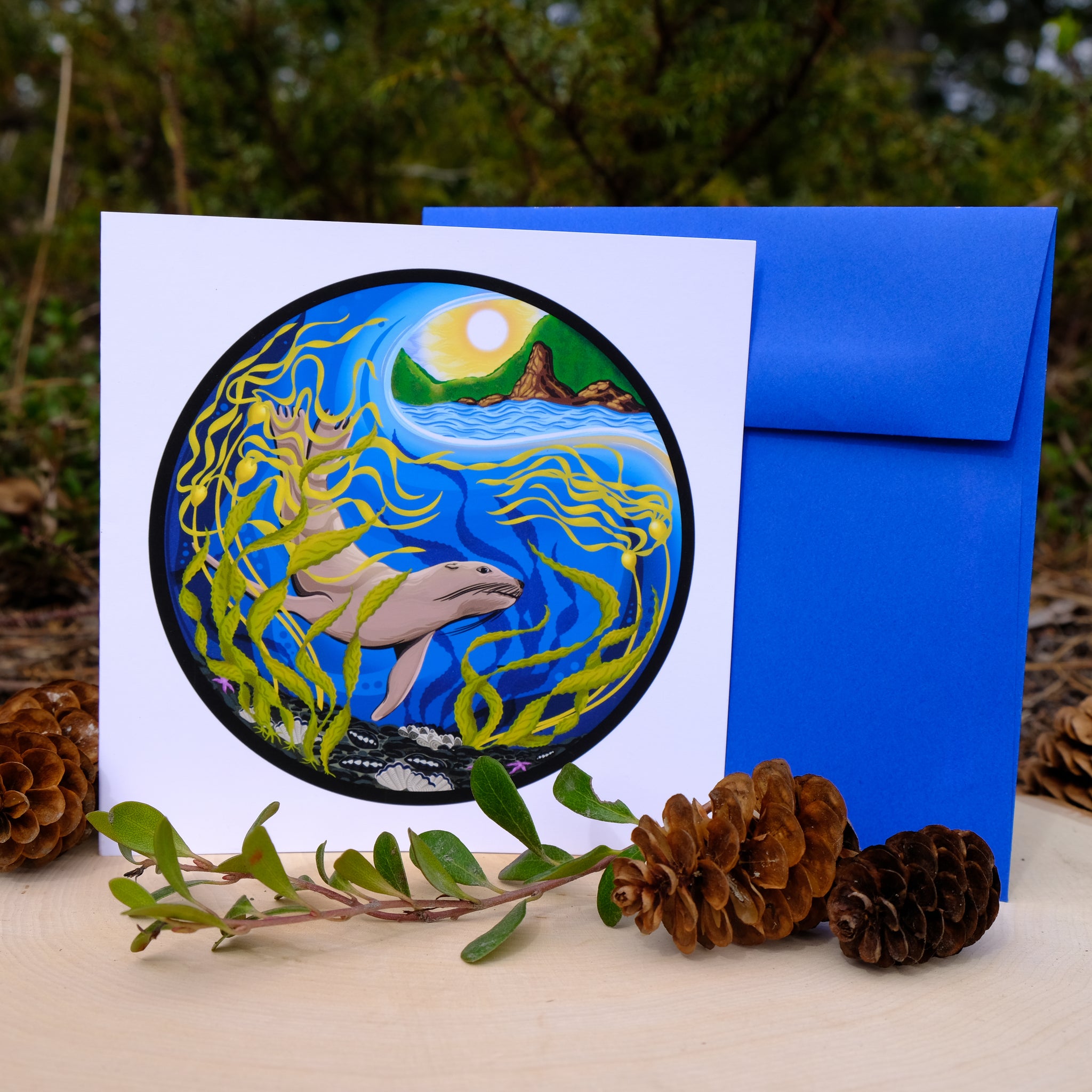 Sea Lion Greeting Card