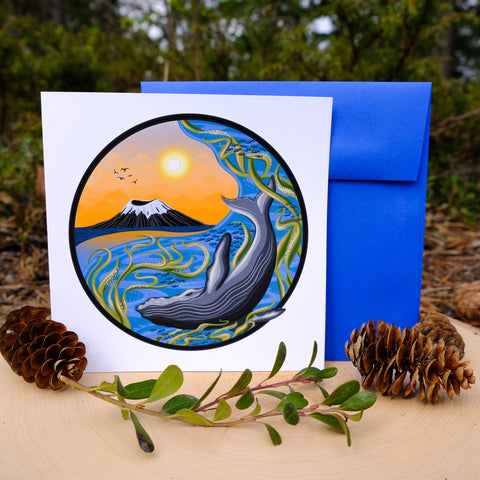 Whale Greeting Card