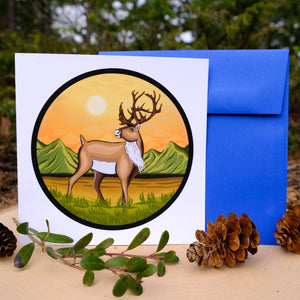 Caribou Greeting Card