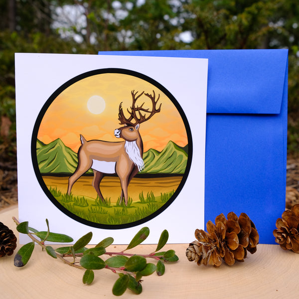 Caribou Greeting Card
