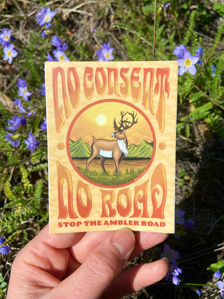 No Ambler Road Sticker