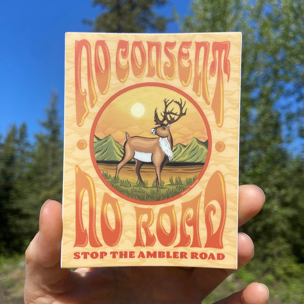 No Ambler Road Sticker