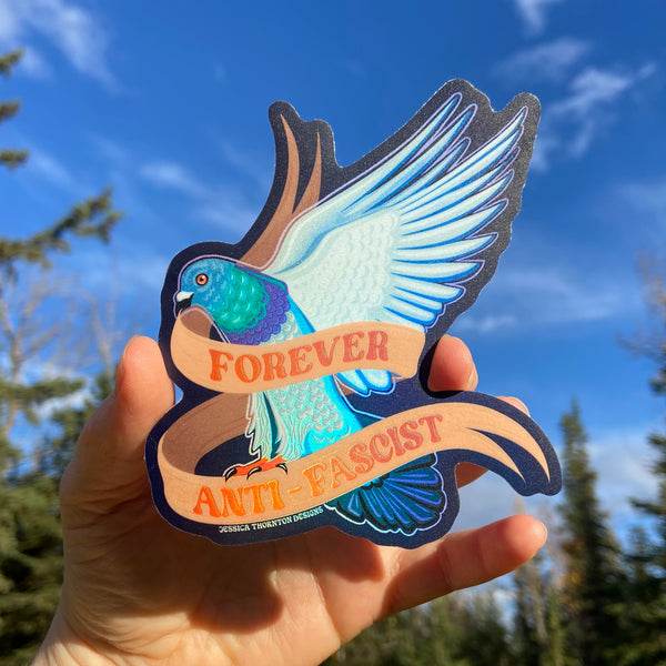 Forever Anti-Fascist Sticker