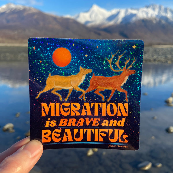 Migration is Beautiful Sticker