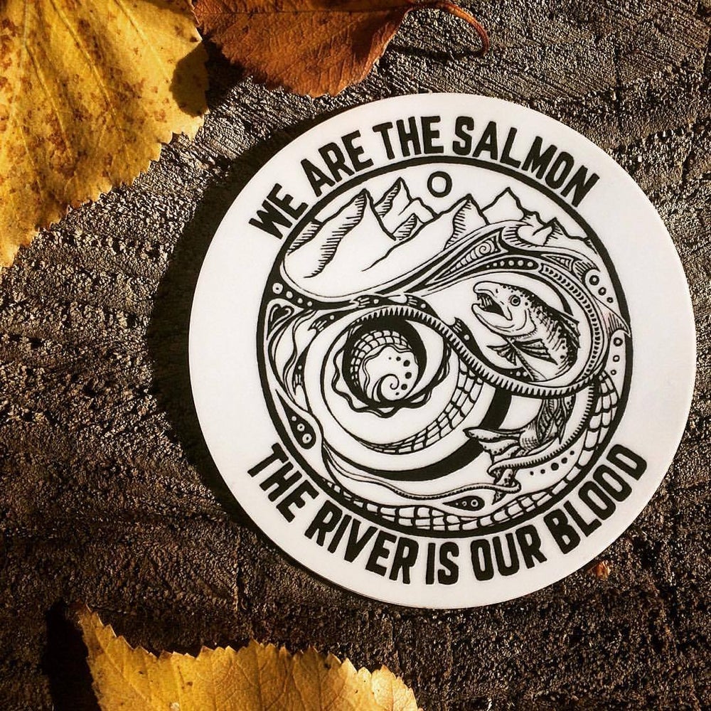 We Are The Salmon Sticker