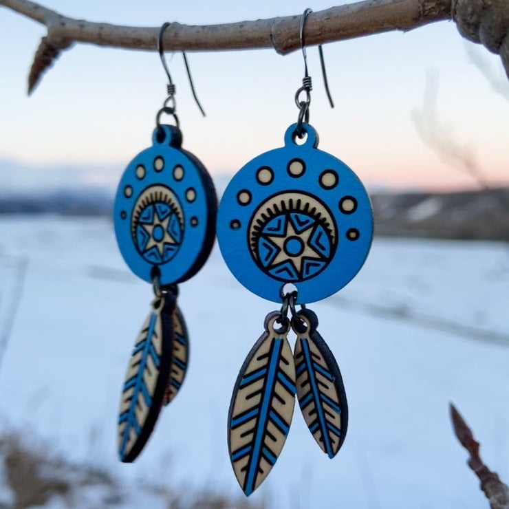 Blåbär Earrings