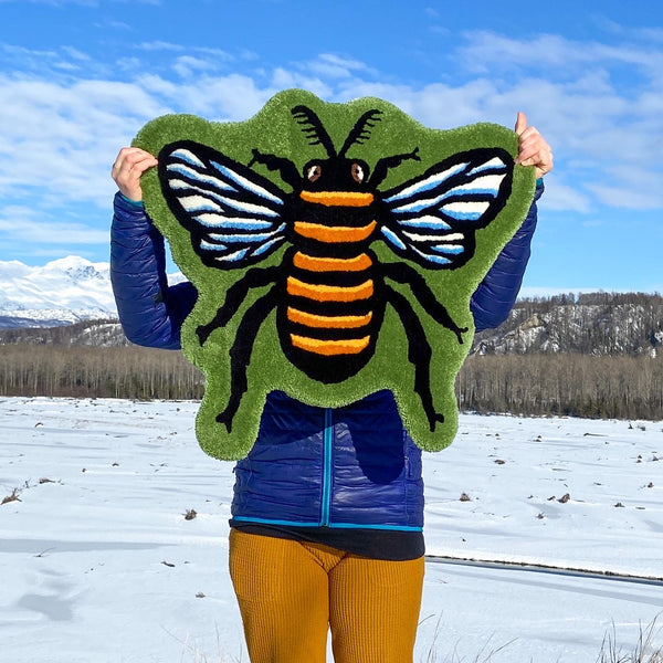 Handmade Bee Rug