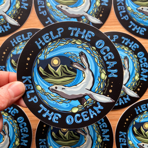 Kelp the Ocean Sticker